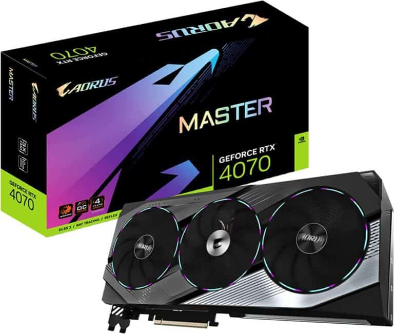 Amazon lists Gigabyte AORUS GeForce RTX 4070 Master early