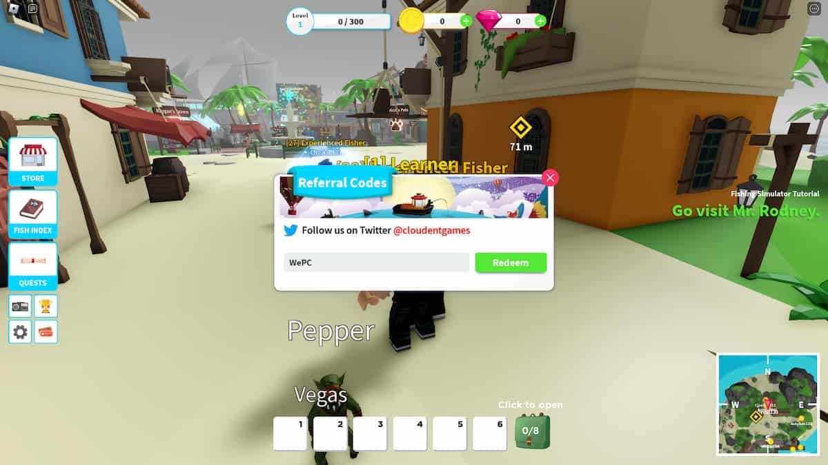 How To Redeem Codes In Roblox Fishing Simulator