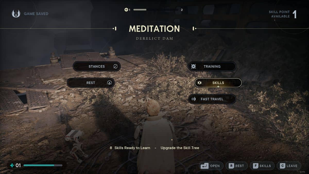 Jedi Survivor Meditation