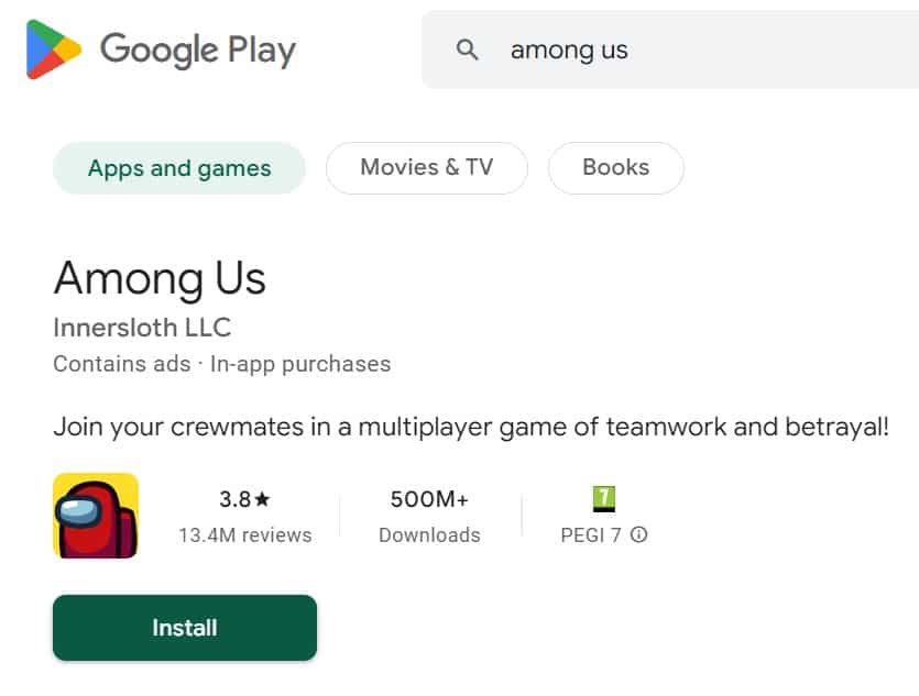 Among Us – Apps on Google Play