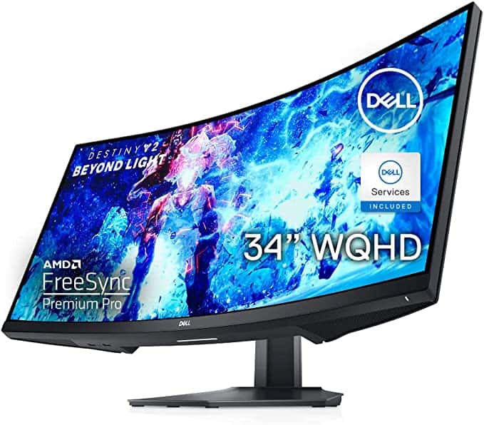 Save 23% on Dell 34 Curved Gaming Monitor S3422DWG