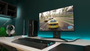 Stock image of high-end gaming monitor