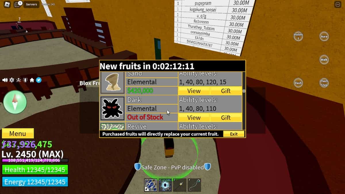 Blox Fruits Codes 2023 For Devil Fruits – Roblox All New Working