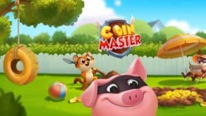 Coin Master Piggy doing raid