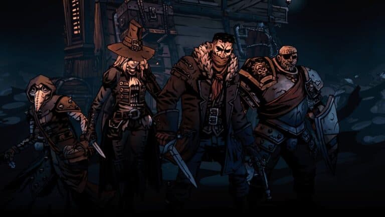 Darkest Dungeon 2 group of mercenaries