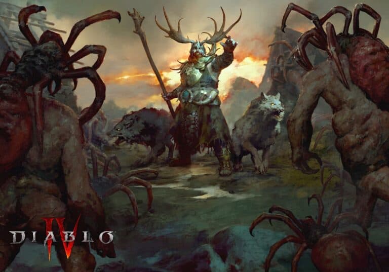 Diablo 4 Druid artwork