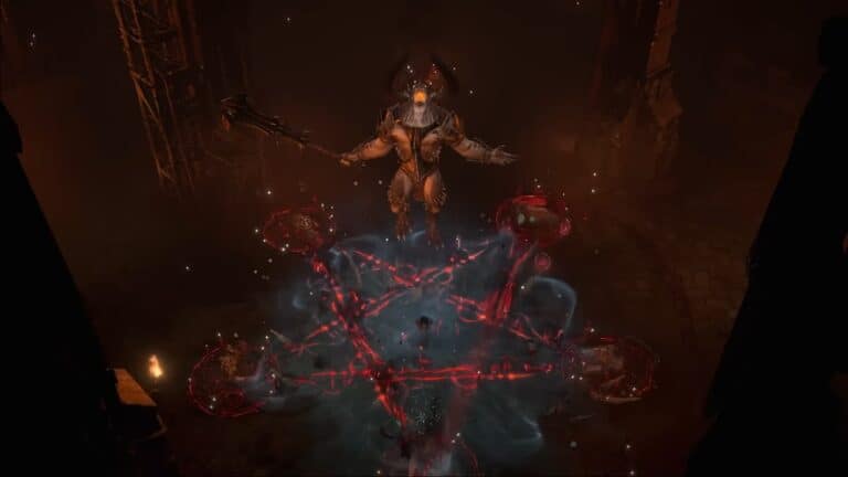 Diablo 4 demon battle