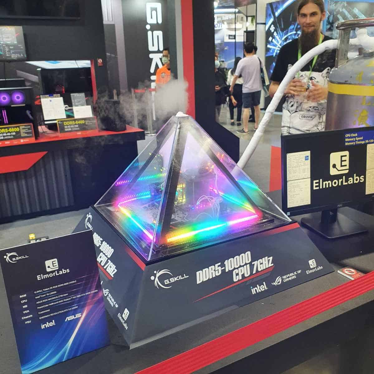 GSkill Pyramid PC hits 10GHz RAM and 7GHz on CPU clocks