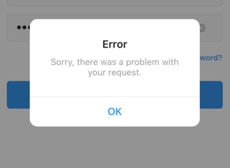 How to fix Instagram login error