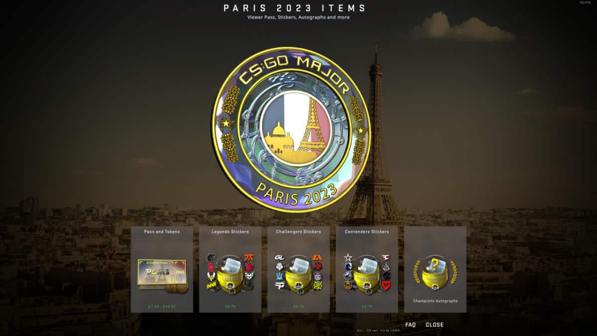 Last CSGO Major stickers and pass released