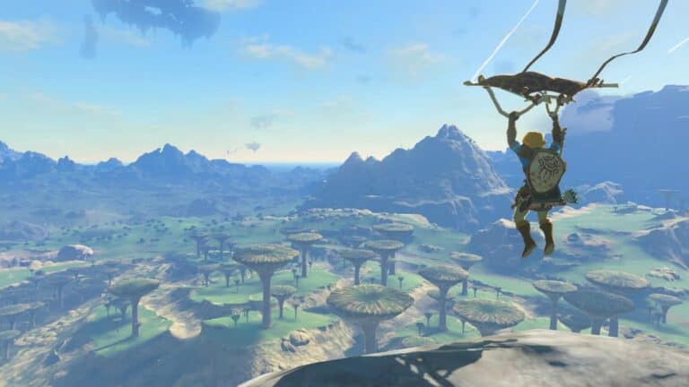Link glider The Legend Of Zelda Tears Of The Kingdom