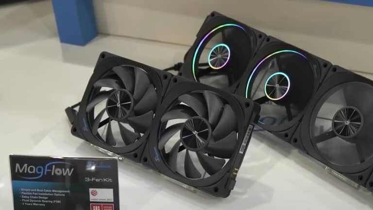 Seasonic shows off new Magflow fans at Computex