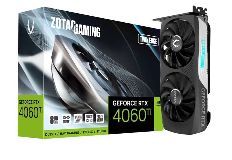 ZOTAC GeForce RTX 4060 Ti 8GB Twin Edge