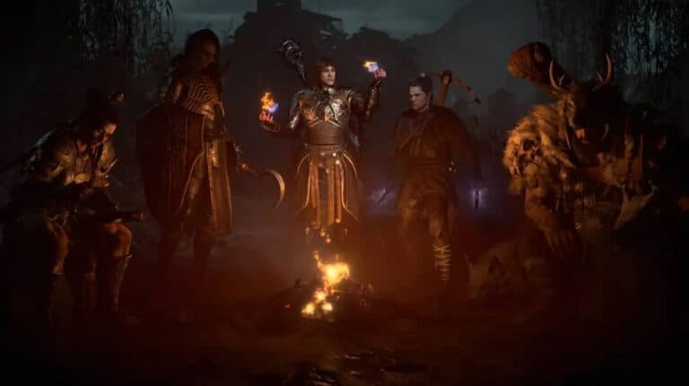characters gathered in diablo 4