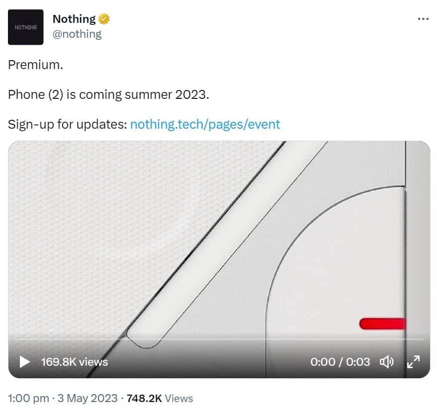 nothing phone 2 summer 2023 announcement