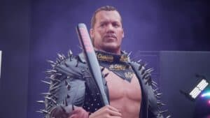 AEW Fight Forever character with a baseball bat