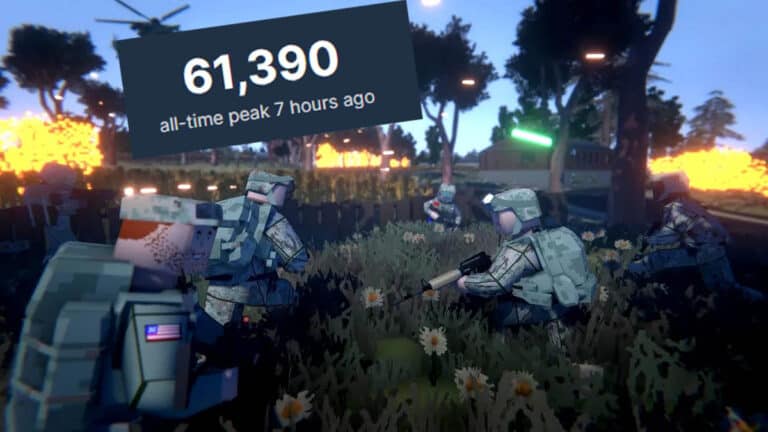 BattleBit Remastered reaches a record 61,000 peak players