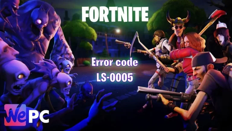 Fortnite Error code ls 0005
