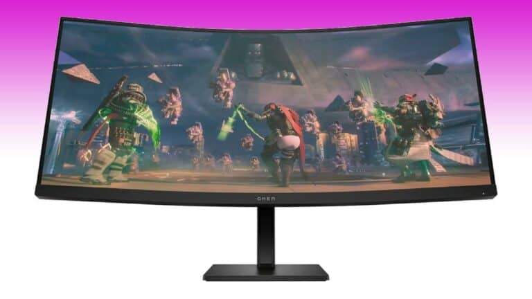 HP Omen 34 inch gaming monitor deal fathers day gift ideas