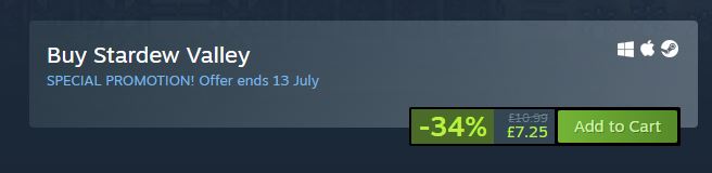 Steam Summer Sale Stardew Valley