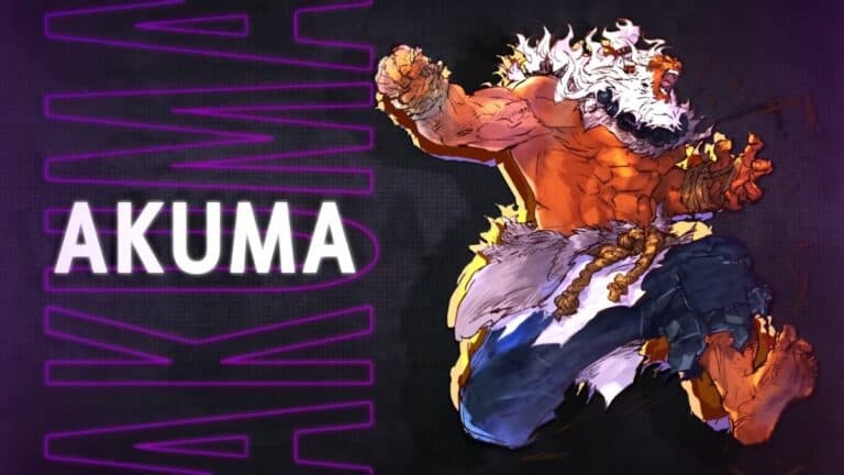 Street Fighter 6 Akuma Key Art