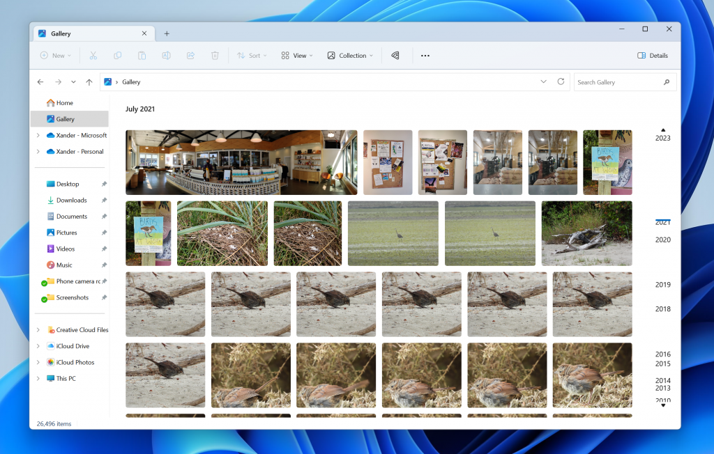 Windows 11 gallery Windows 11 update lets you view your phone's photos in Explorer 