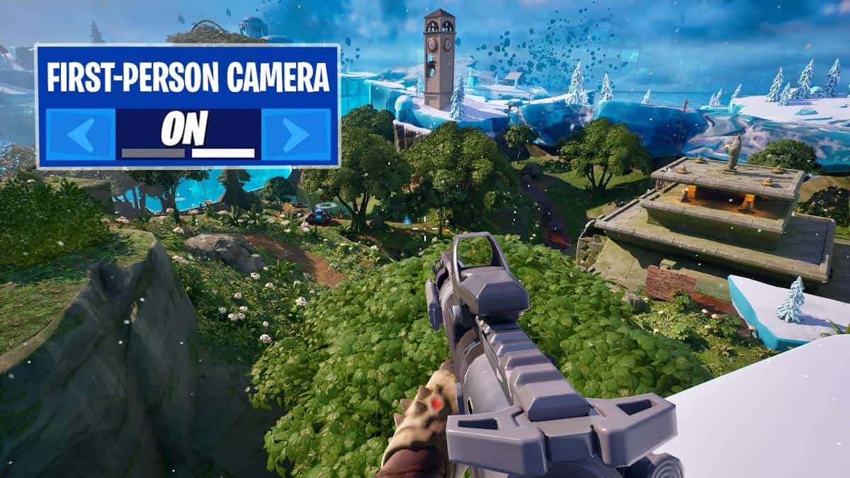 How to enable first-person mode in Fortnite