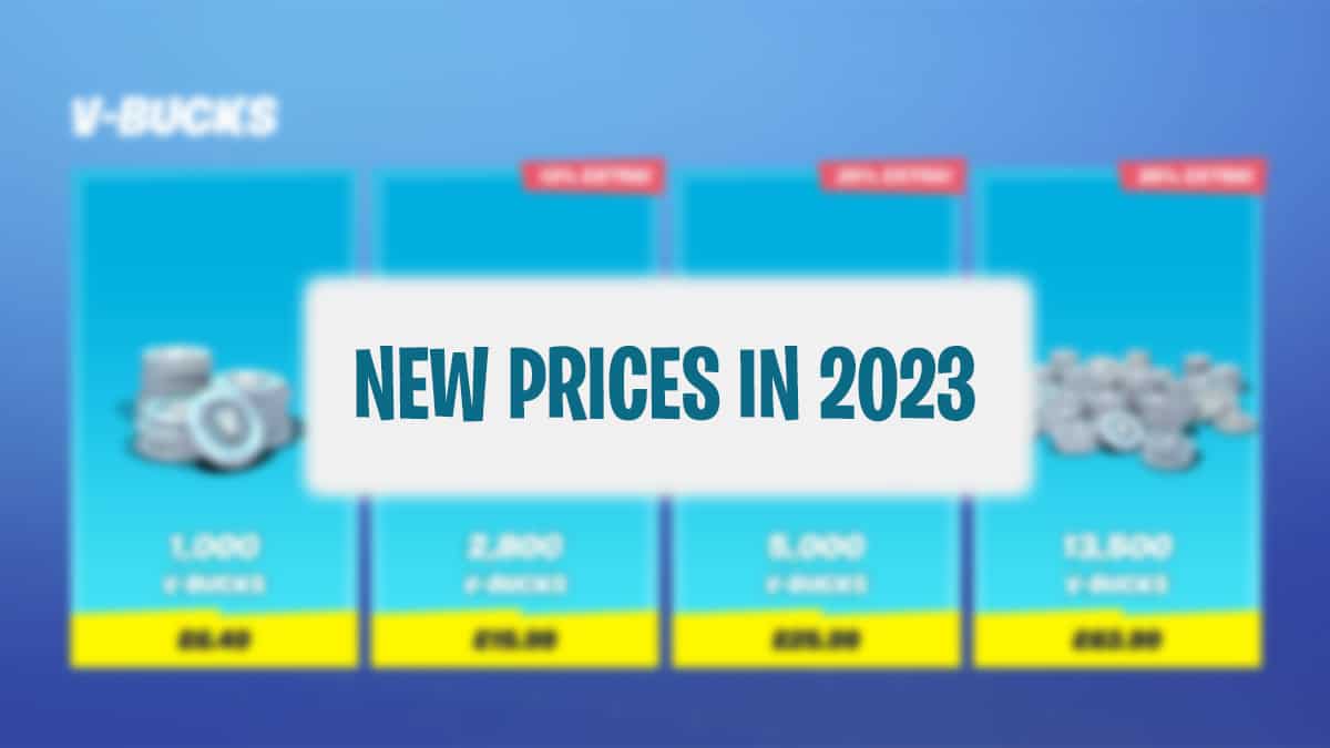 Fortnite's Upcoming V-Bucks Price Changes - The Game Statistics