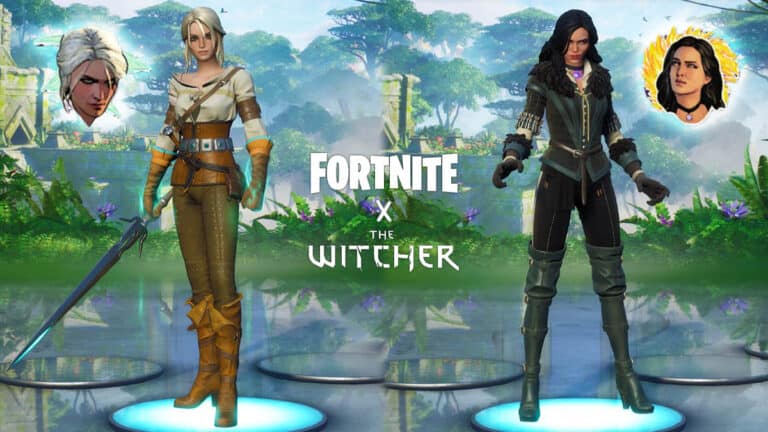 fortnite witcher free items