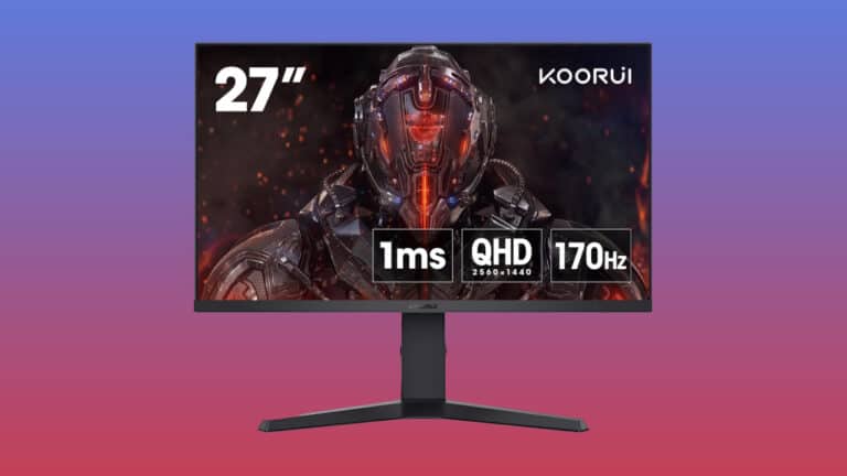 30 off this KOORUI 27 inch gaming monitor at Amazon right now