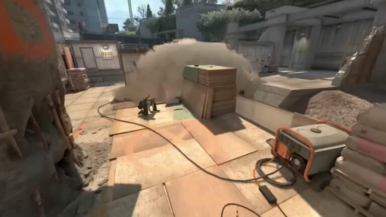 Counter Strike 2 Player Placing Bomb On Ground