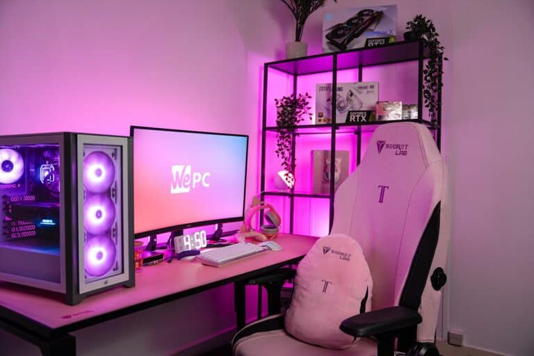 Pink is the new black the best pink gaming setup with Secretlab WePC
