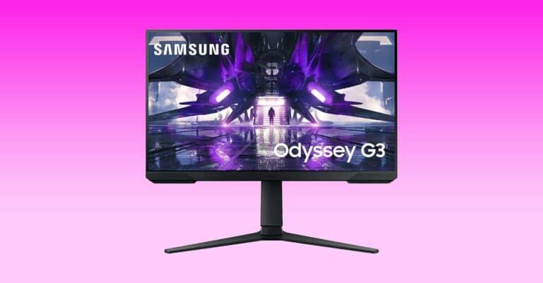 Get an eyeful of this gorgeous SAMSUNG Odyssey G3 Gaming Monitor deal at Amazon