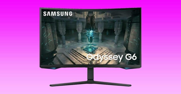 Save $110 with this SAMSUNG 32 Inch Odyssey 240Hz Curved Gaming Monitor deal at Amazon