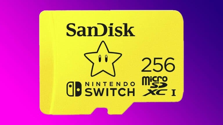 Super Mario Super Star Nintendo Switch 256GB MicroSD card deal