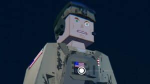 battlebit block soldier stares in distance with usa patches on dark background