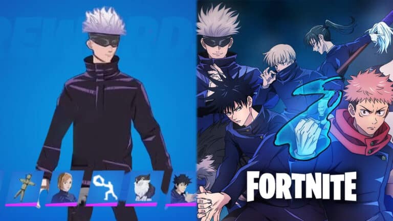 fortnite Jujutsu Kaisen characters