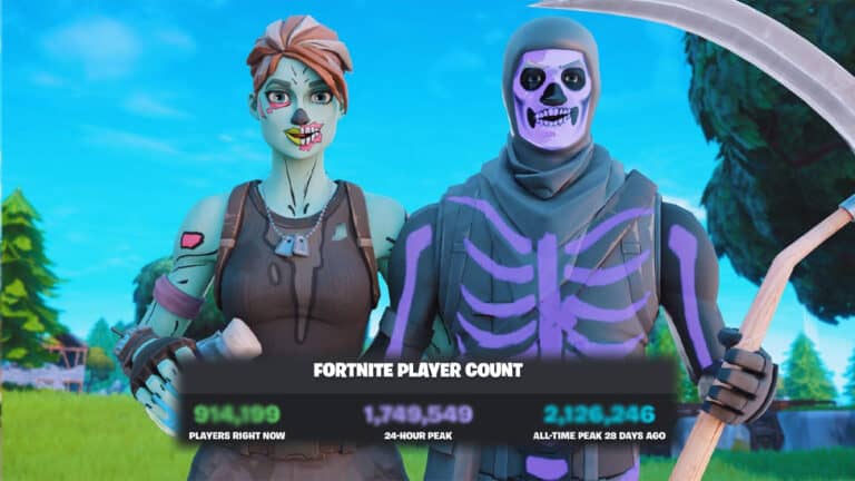 fortnite player count