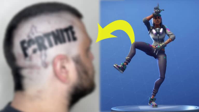 Fortnite Player Gets A Tattoo Of The Video Game On His Head, Leaving Community Shocked