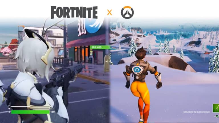 mercy tracer overwatch in fortnite