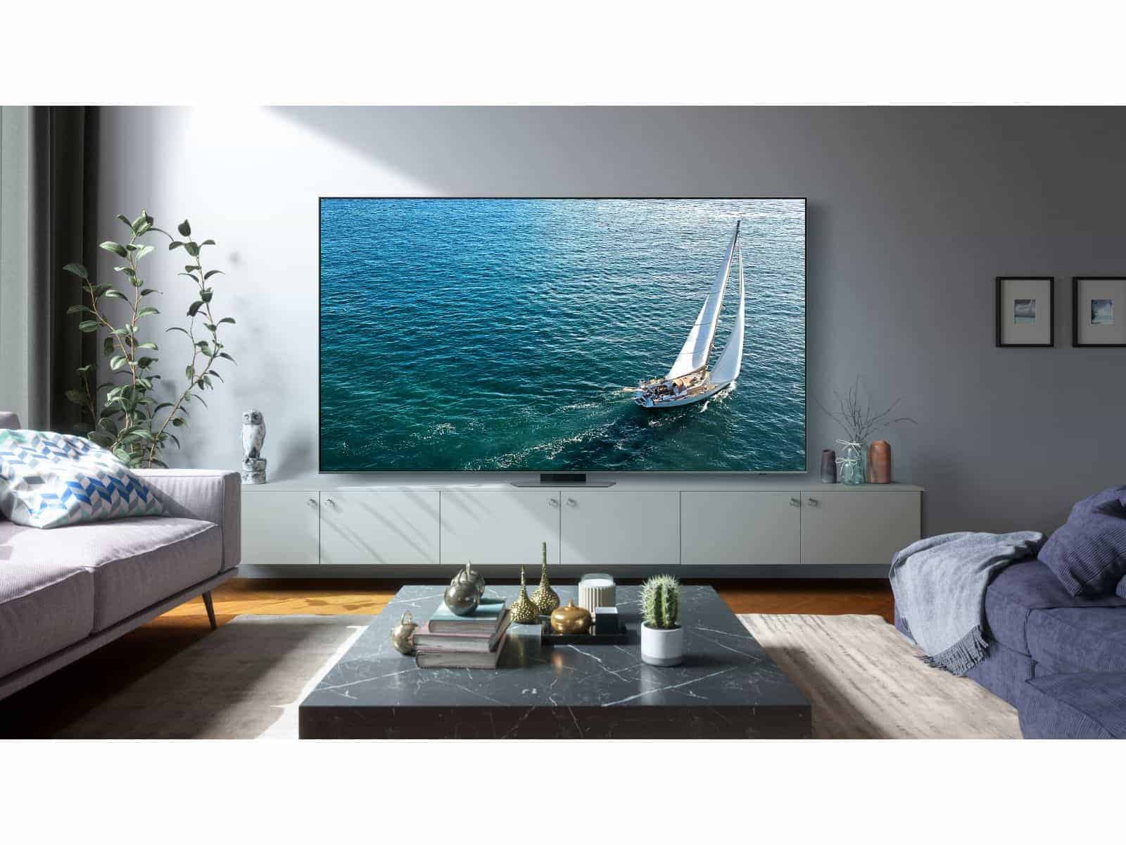 Save $1000 when you pre order the new Samsung 98″ Q80C QLED 4K TV