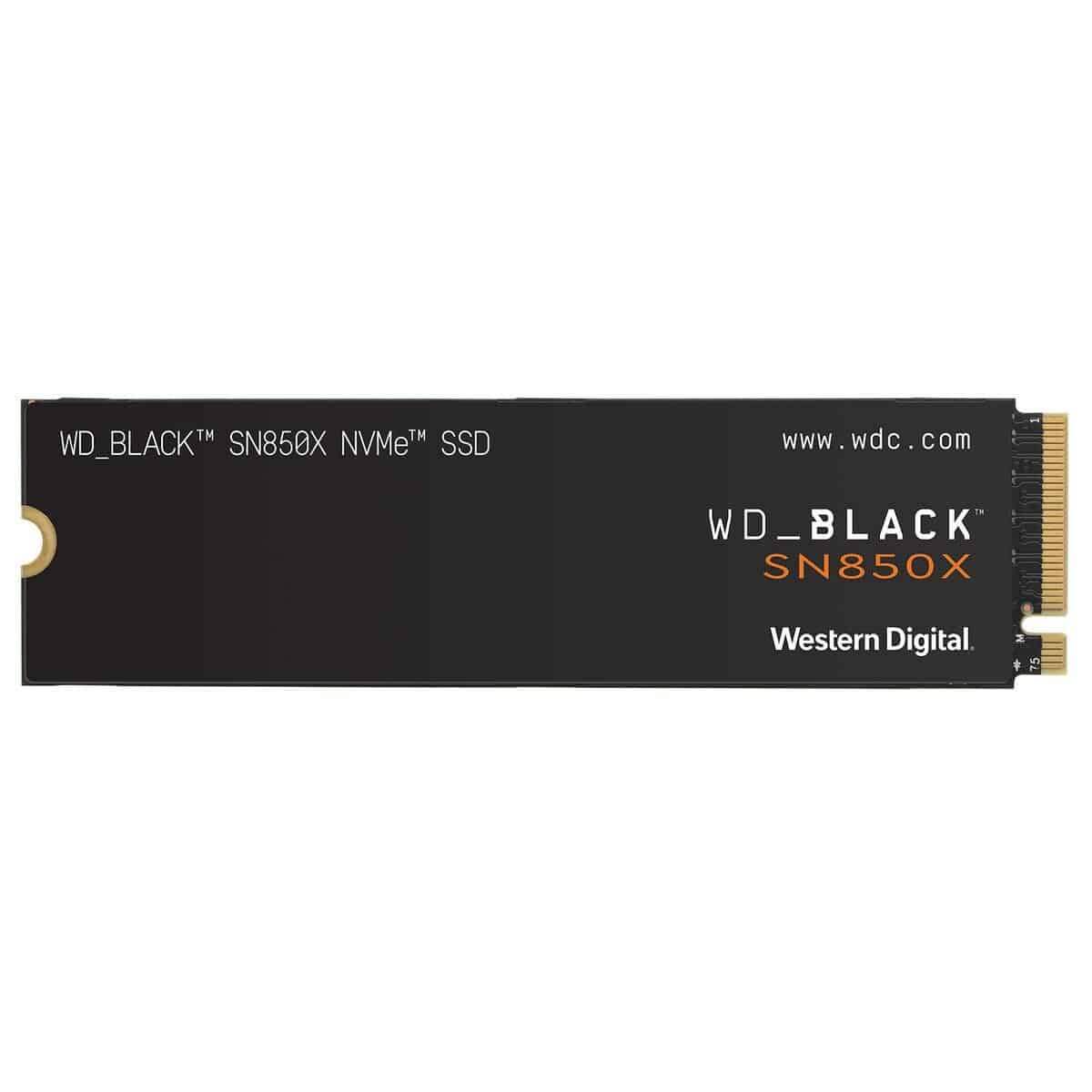 1TB Western Digital SN850X Black M.2 PCIe 4.0 SSD