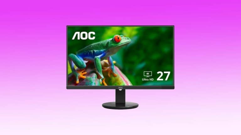 This stylish UHD frameless monitor just had its price cut in Back to School sale