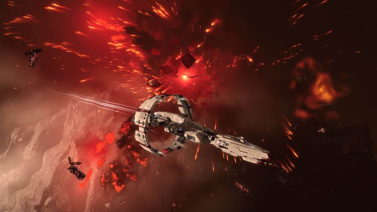 Eve online explosion space
