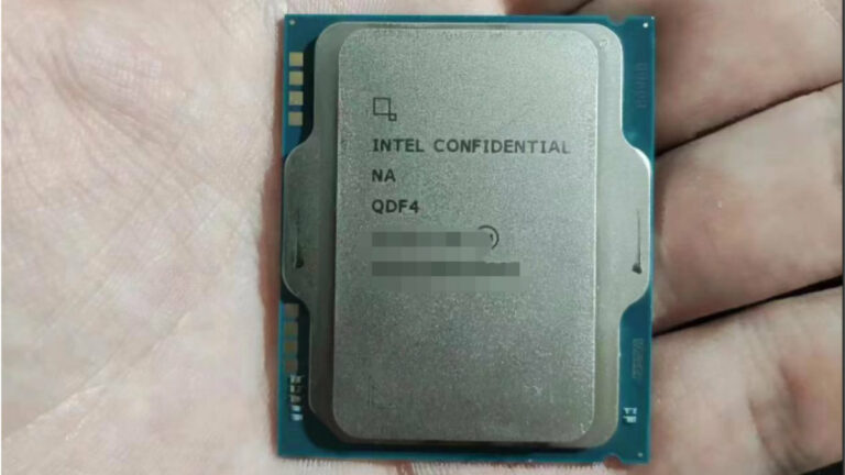 Intels canceled CPU has been pictured