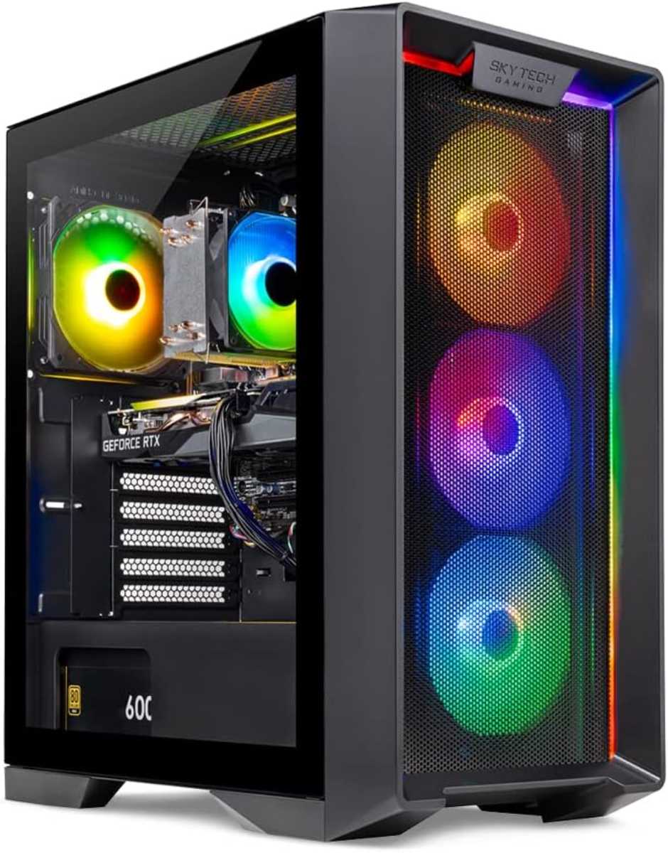 Skytech Nebula Gaming PC Desktop R5 5600X RTX 4070