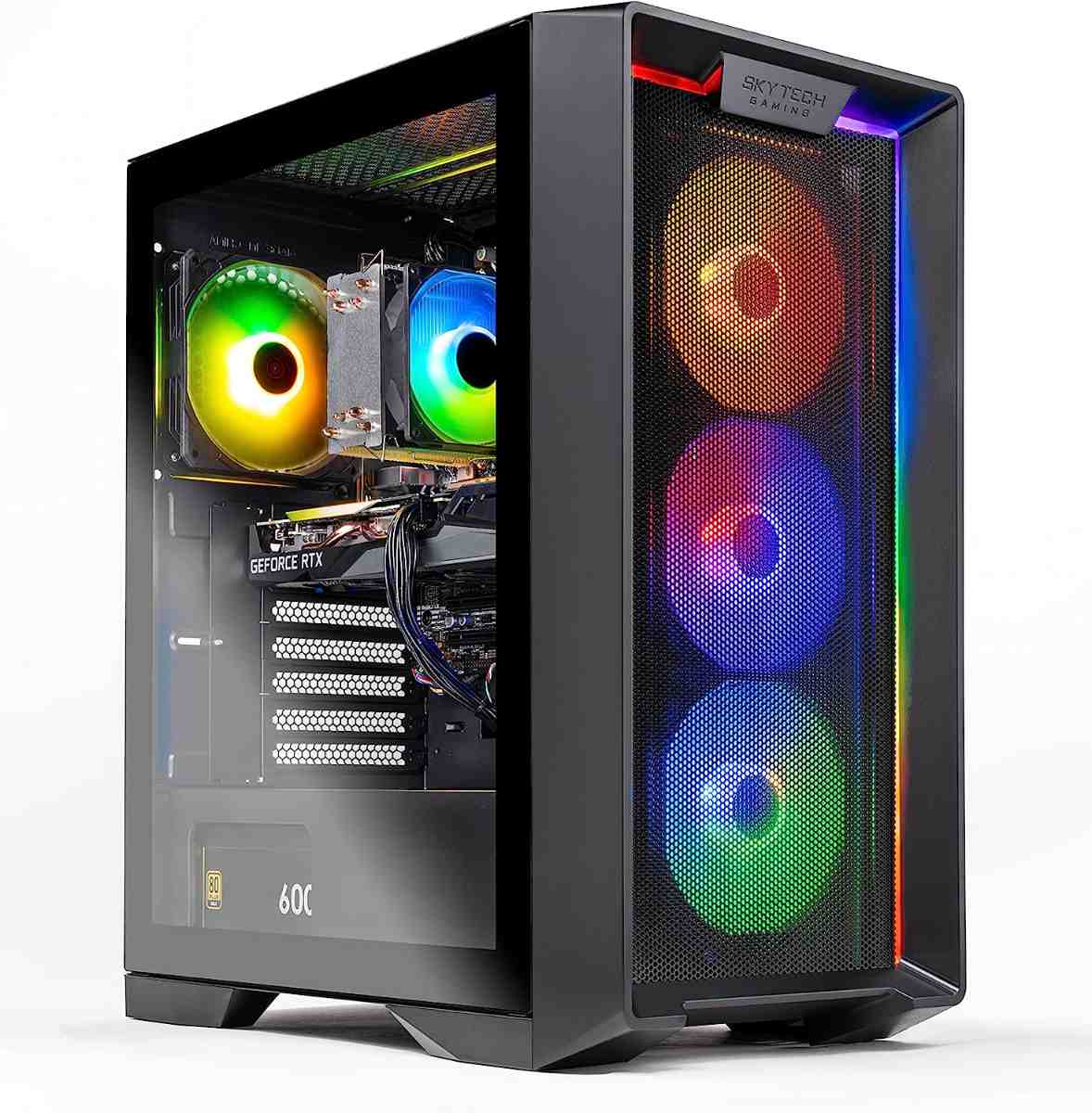 Skytech Nebula Gaming PC Desktop i3 12100F RTX 3050