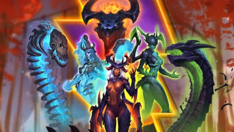 Smite banner three female characters