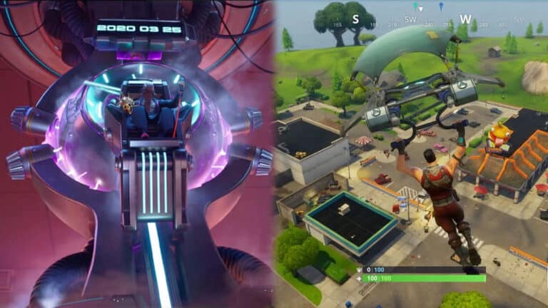 fortnite time machine chapter 1 map