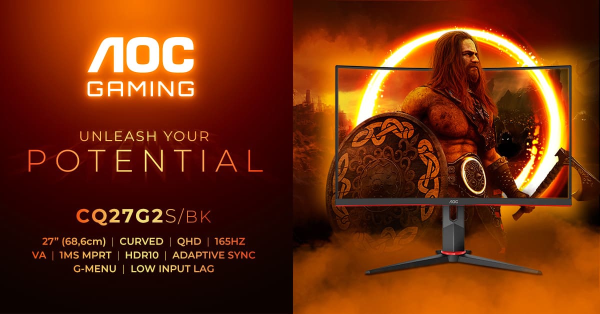 AOC announce new 27″ QHD curved gaming monitor